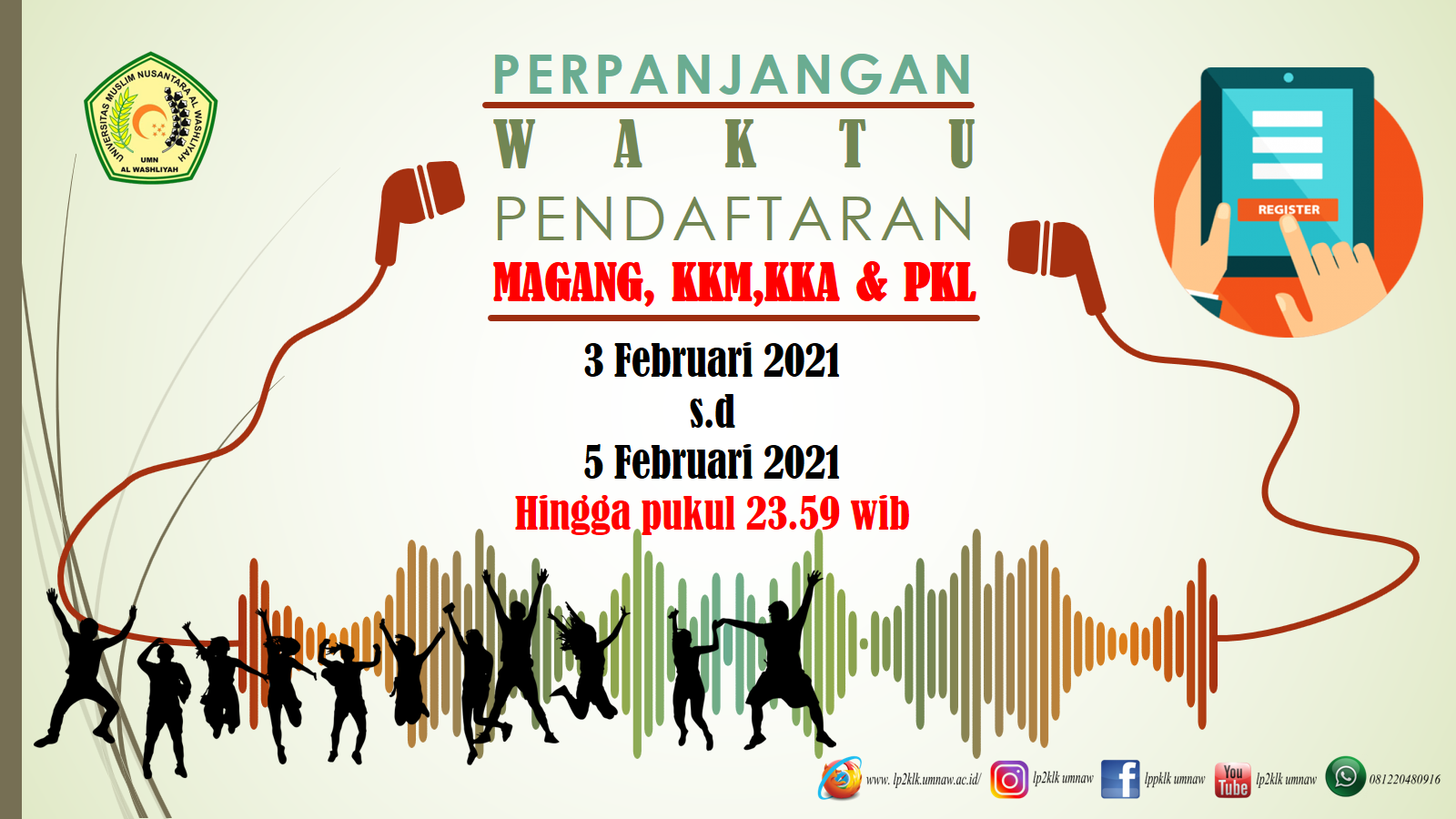 Perpanjangan Masa Pendaftaran Ke 2 Kegiatan Magang, KKM, KKA & PKL